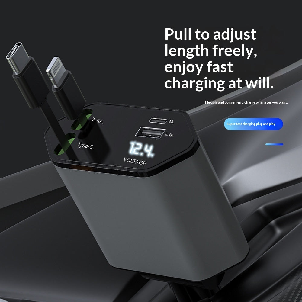 4-in-1 Smart Car Charger