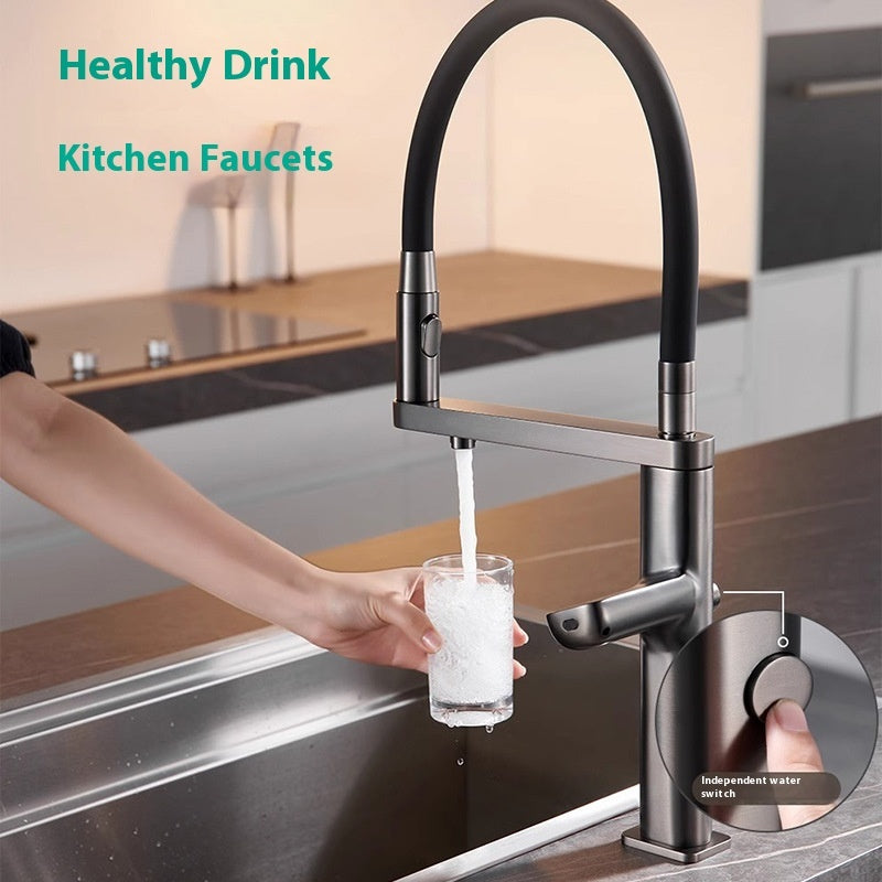 Smart Kitchen Faucet with Sensor & Temperature Display uaizen