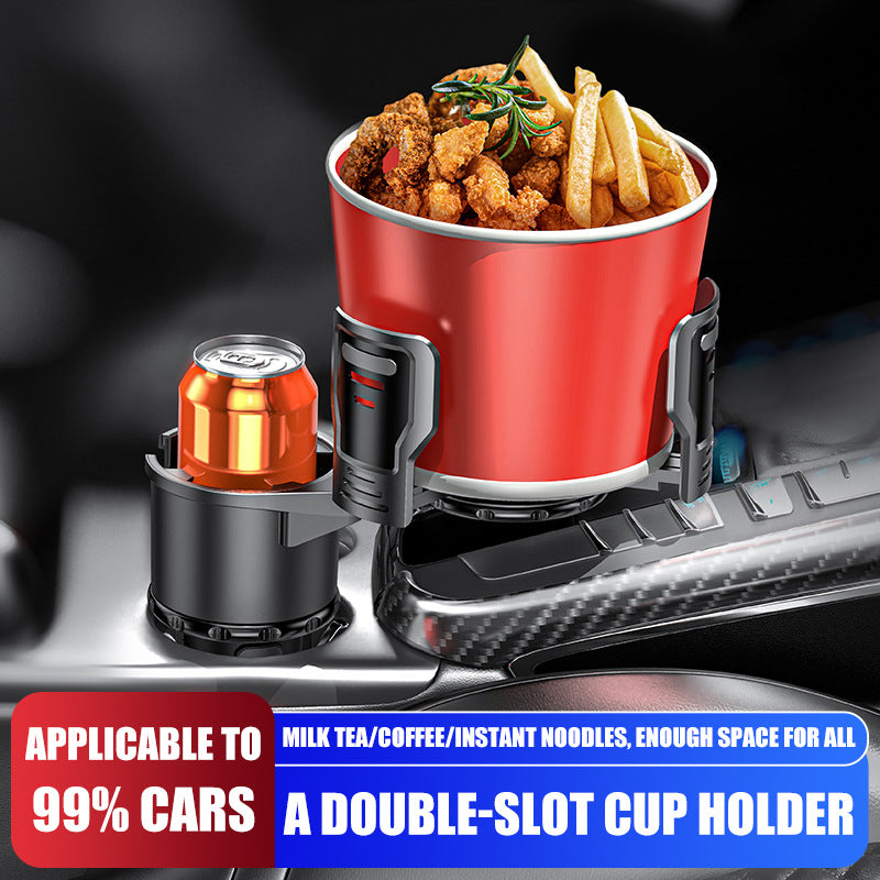 Dual Rotating Car Cup Holder uaizen