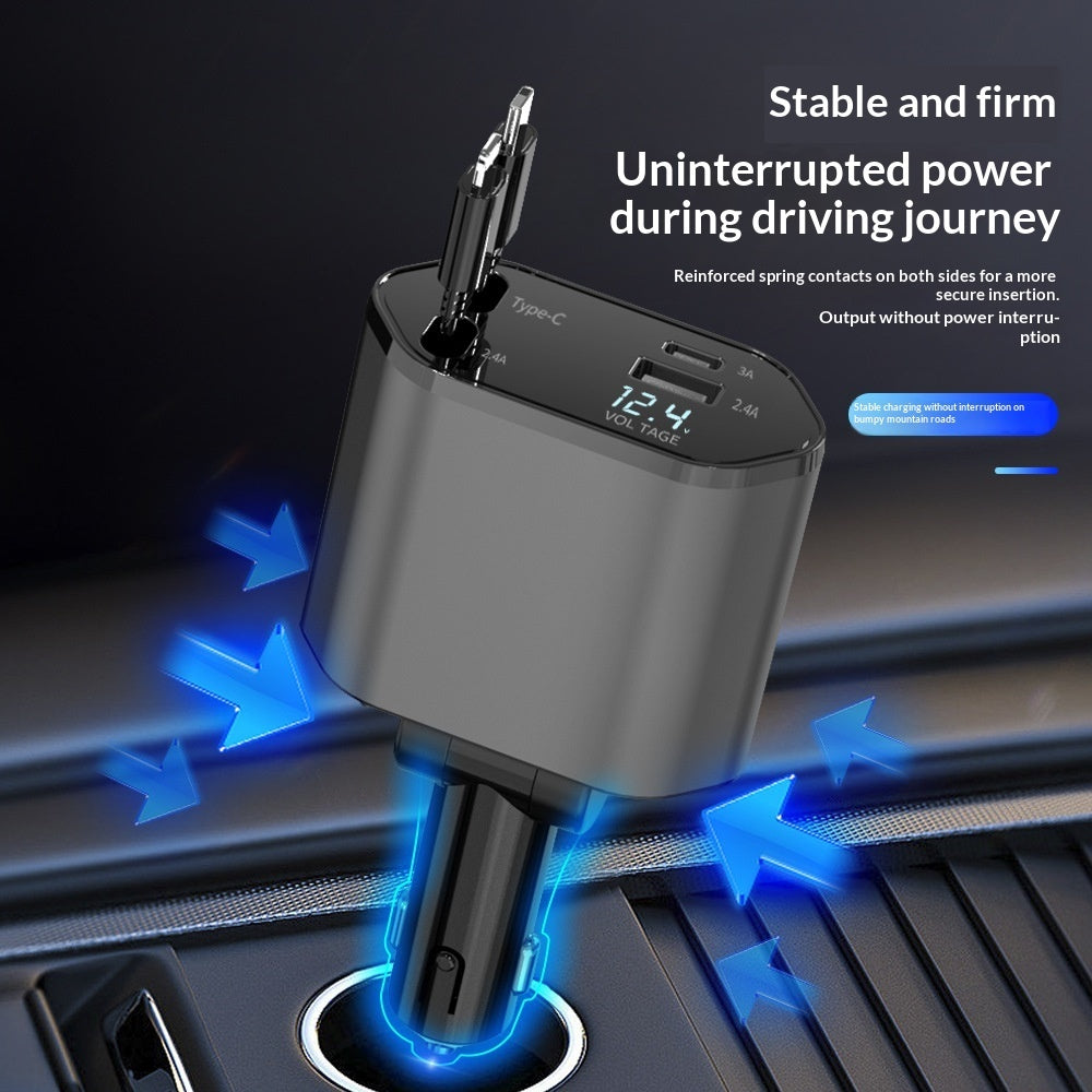 4-in-1 Smart Car Charger