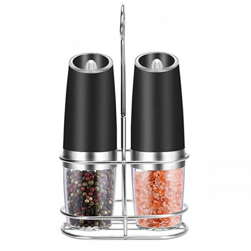 Automatic Gravity Spice Grinder Set with LED Light