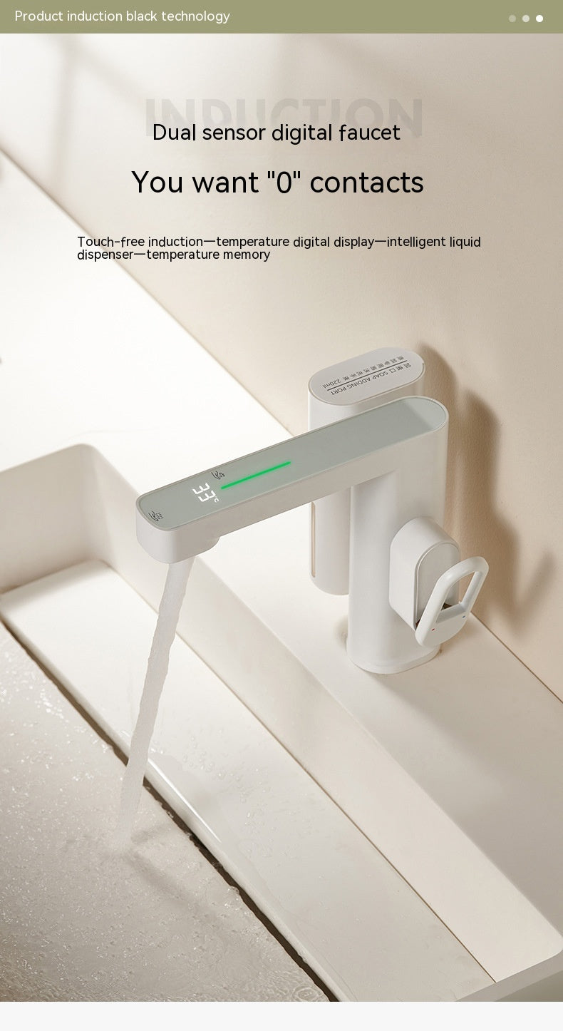 Smart Sensor Temperature Display Faucet uaizen