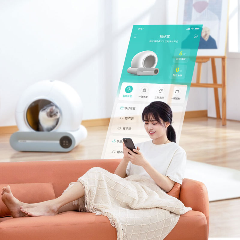 Smart Self-Cleaning Cat Litter Box Pro