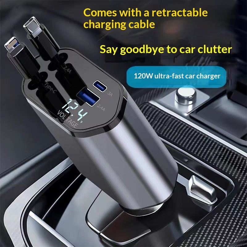 4-in-1 Smart Car Charger