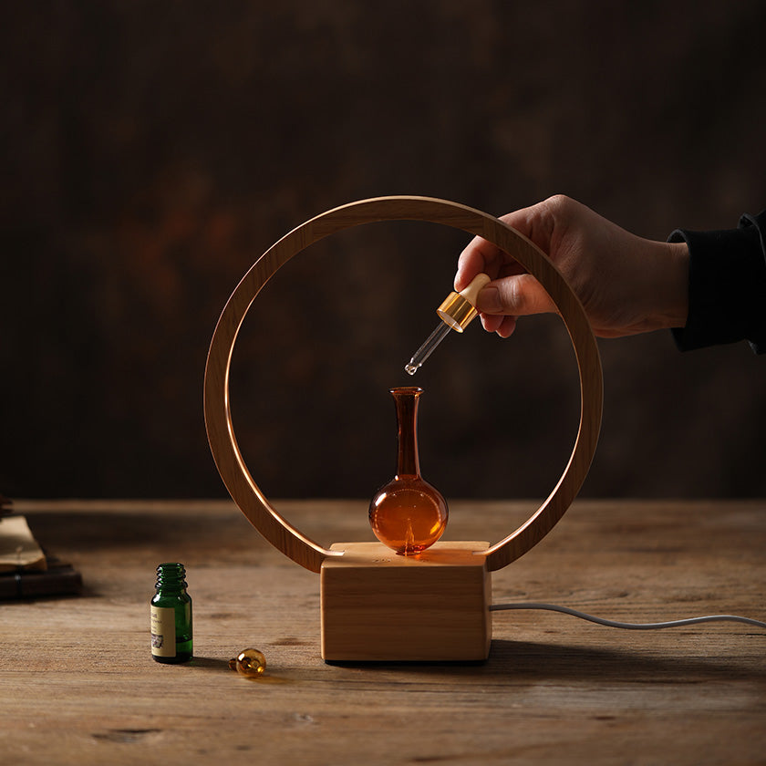 Ring Aroma Diffuser Lamp – Waterless Essential Oil Diffuser