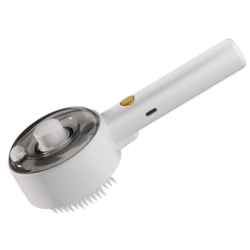 Smart Steam Pet Grooming Brush with UV Sterilization