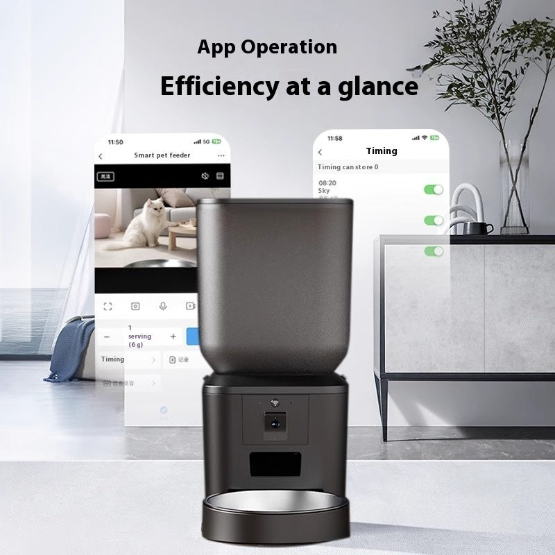 Smart Pet Feeder with Camera 8L