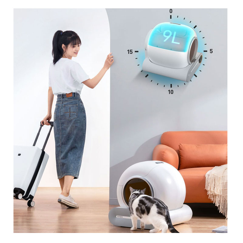 Smart Self-Cleaning Cat Litter Box Pro