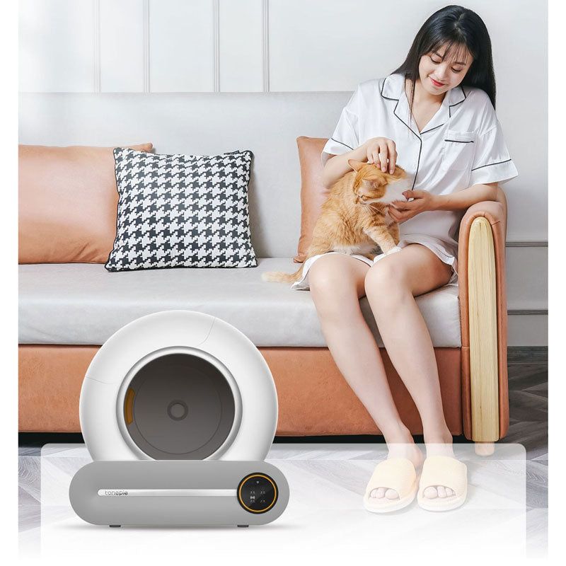 Smart Self-Cleaning Cat Litter Box Pro