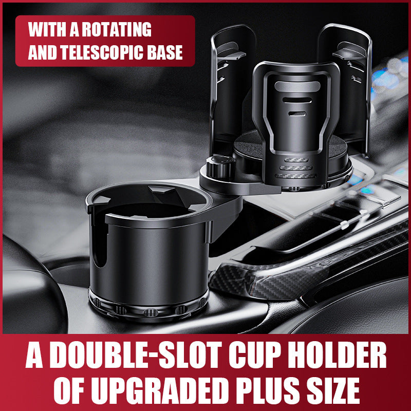 Dual Rotating Car Cup Holder uaizen