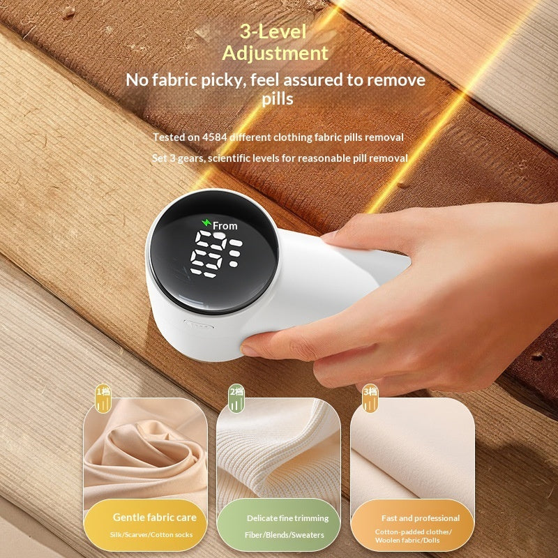 Smart Fabric Lint Remover with Digital Display